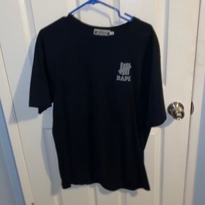 Bape x UNDFTD Ape Head Tee Black